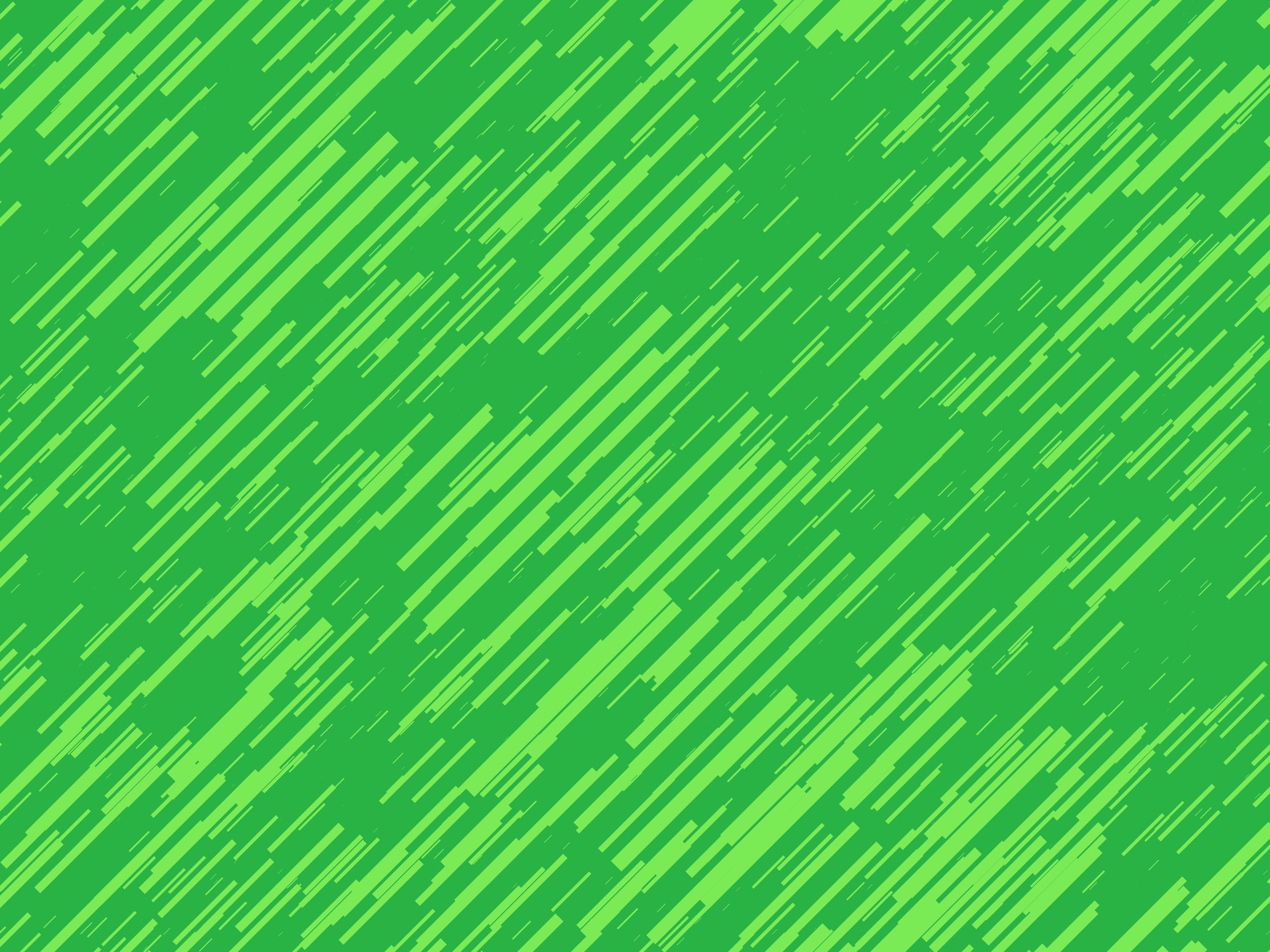 The image features a pattern of diagonal green lines and shapes on a vibrant background, creating a dynamic and abstract design.